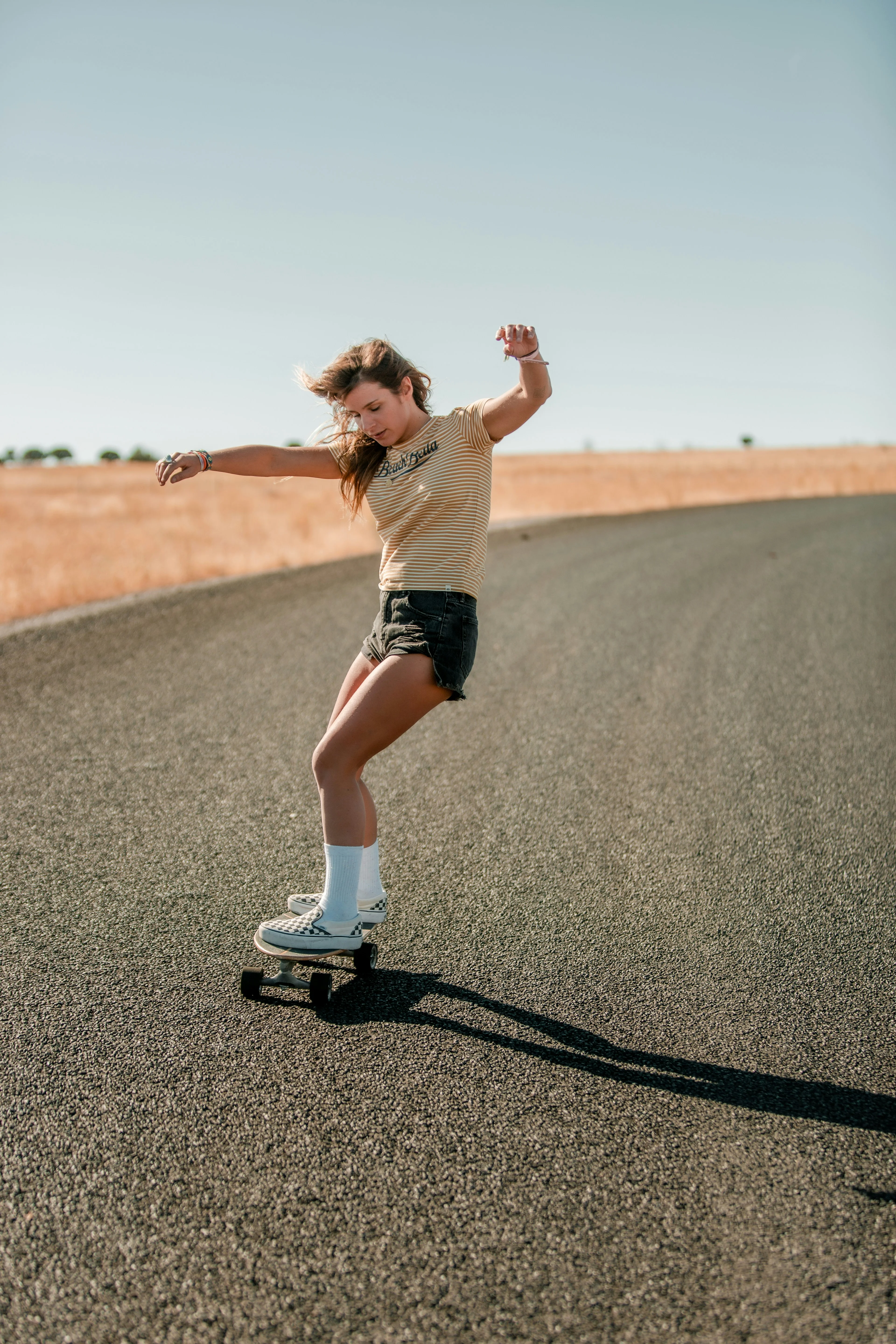 Skateboard on pavement