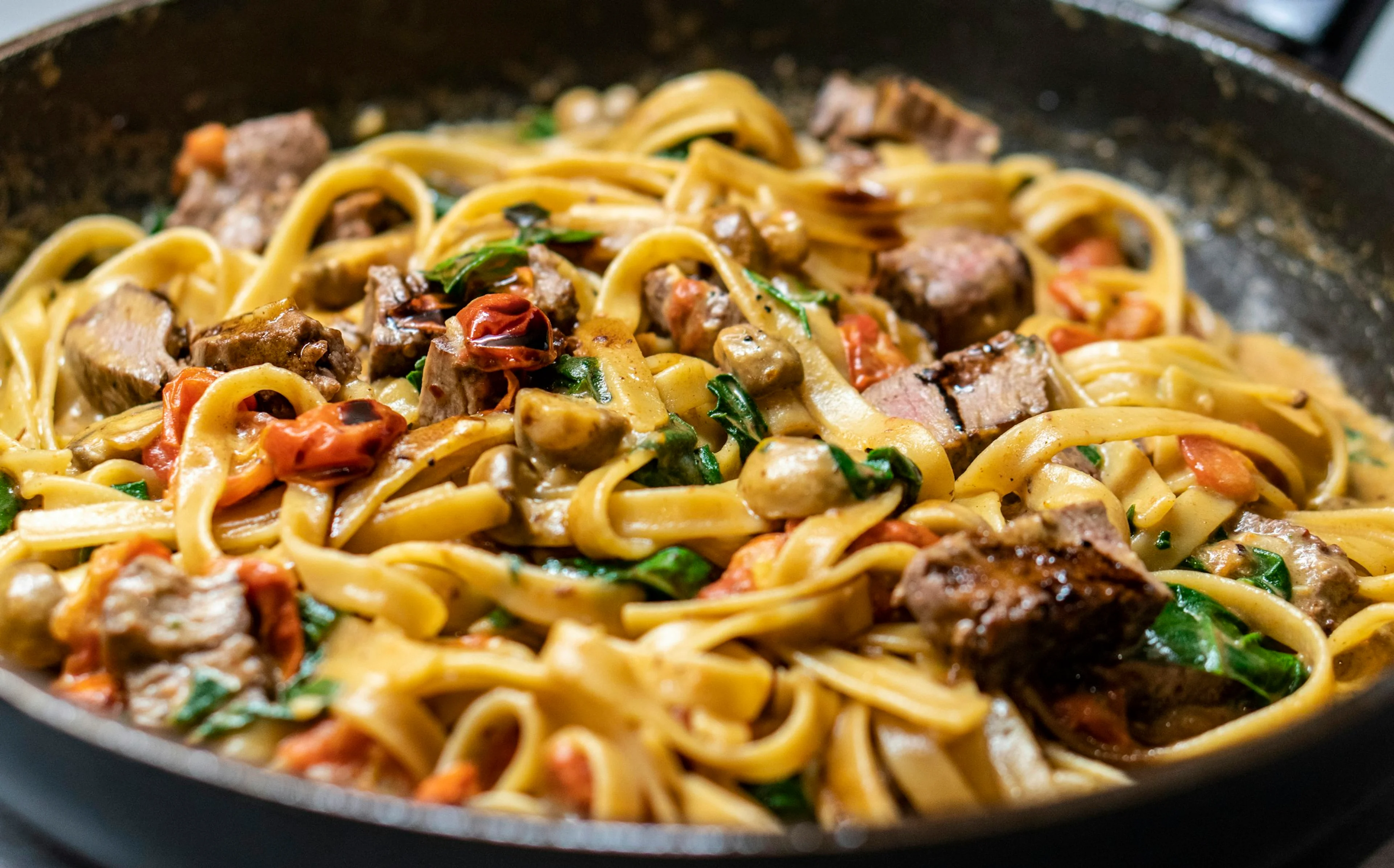 Italian pasta dinner