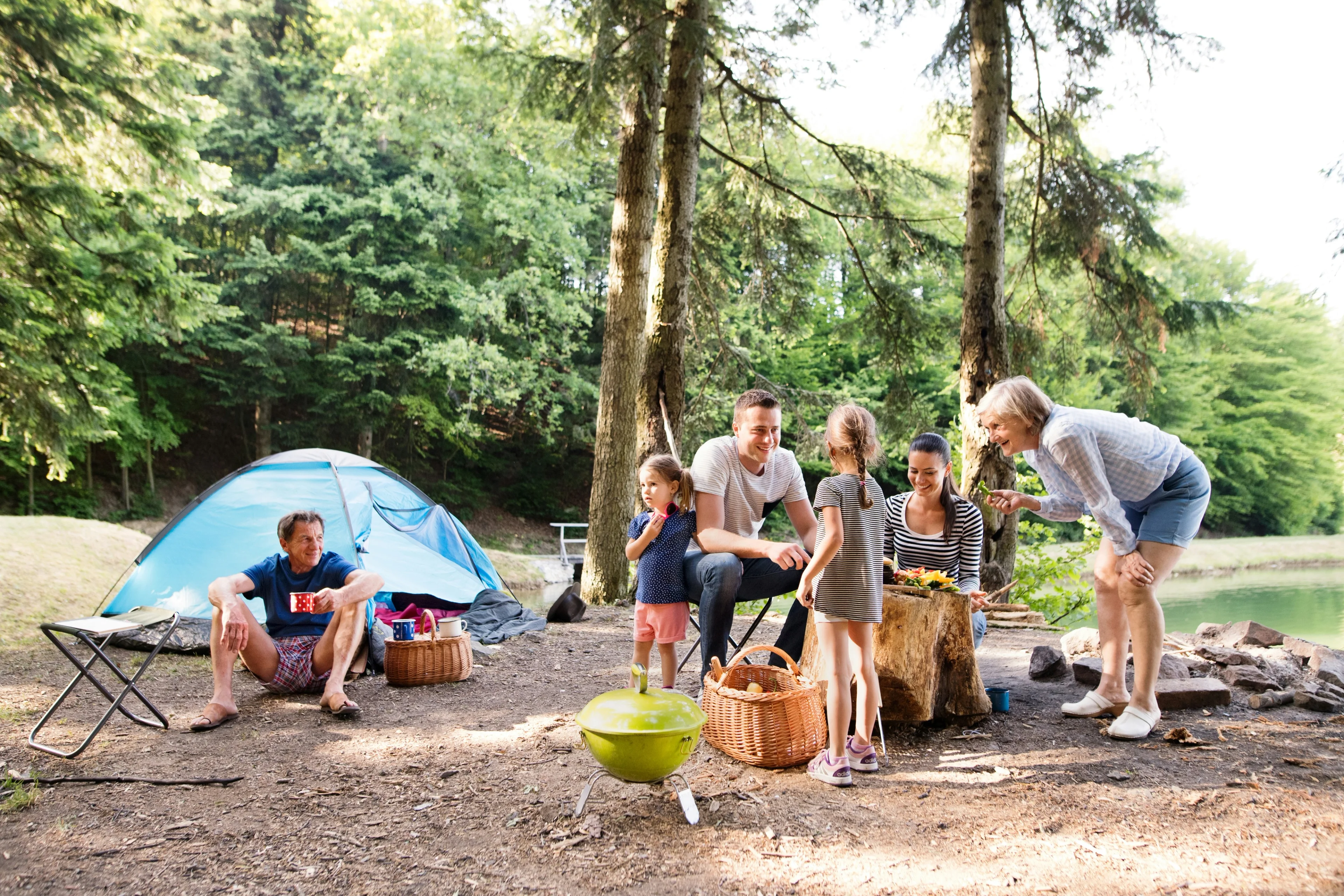 group camping