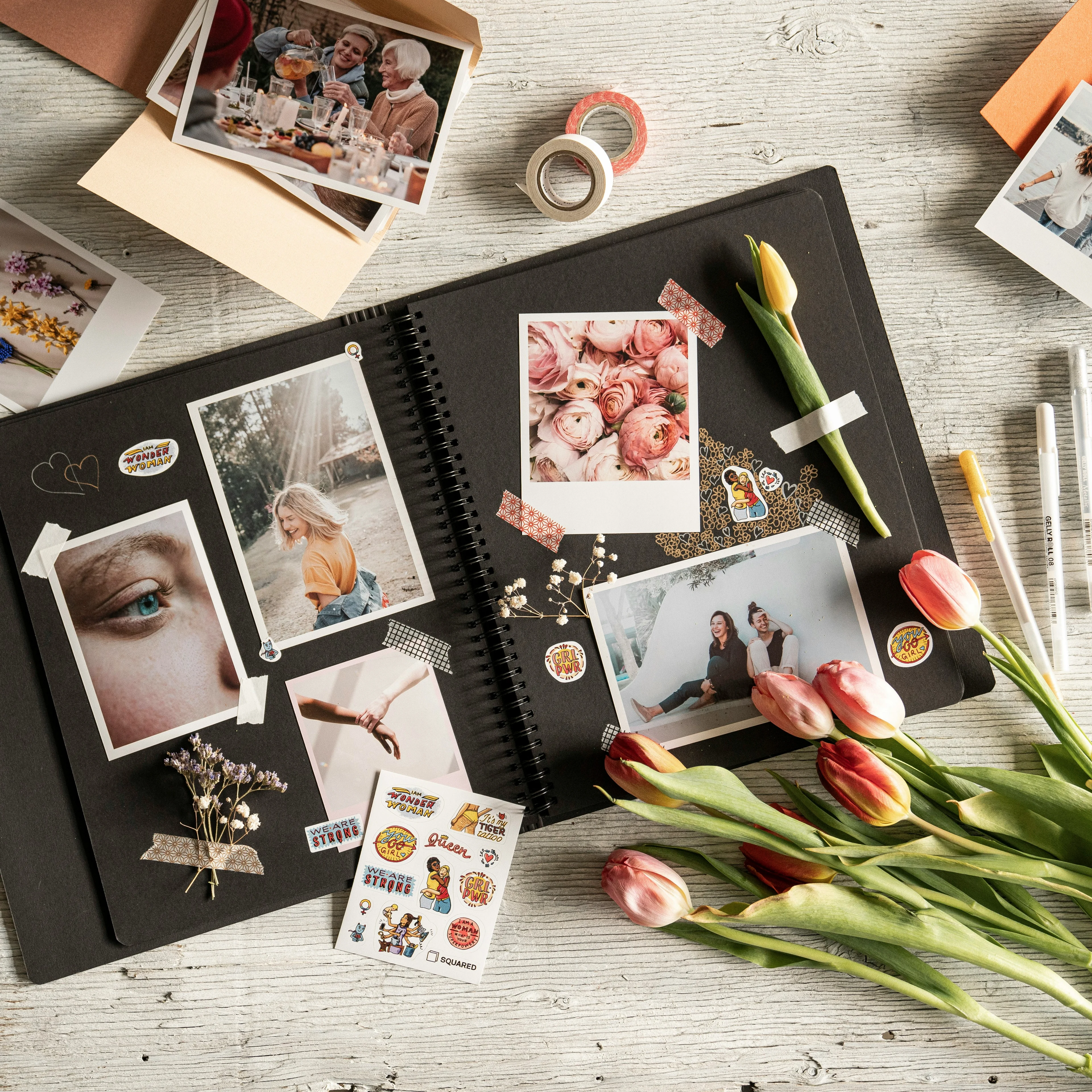 Scrapbooking supplies
