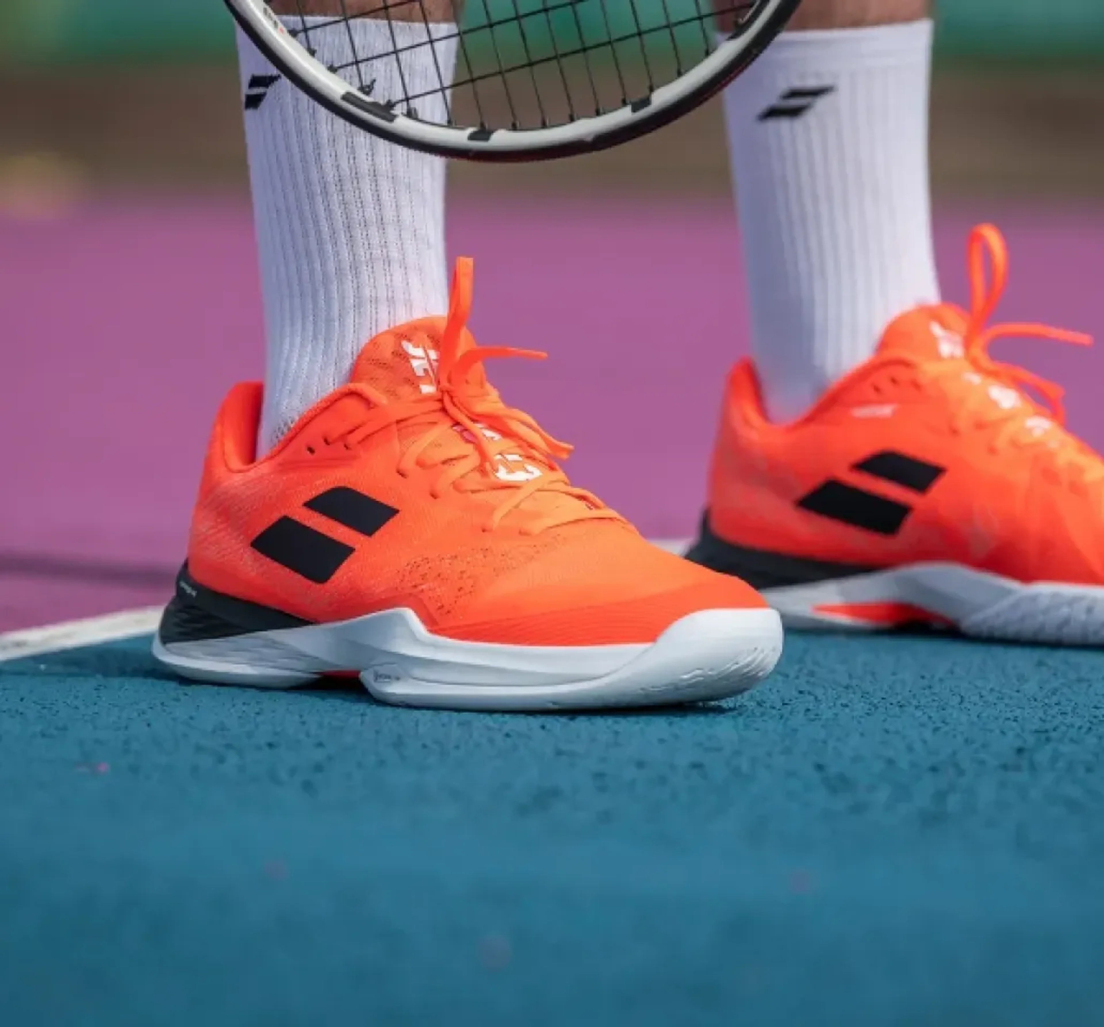 Tennis imagery featuring Jet Mach 3 All Court